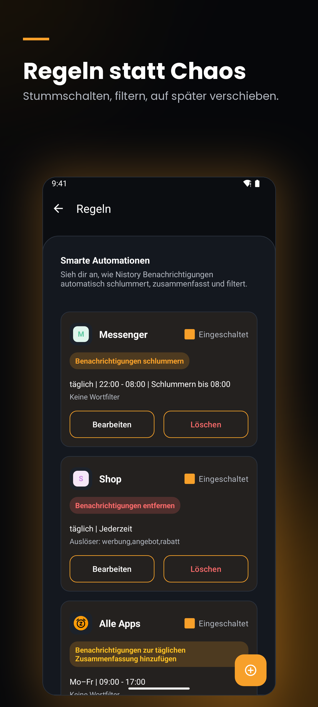 Regeln statt Chaos